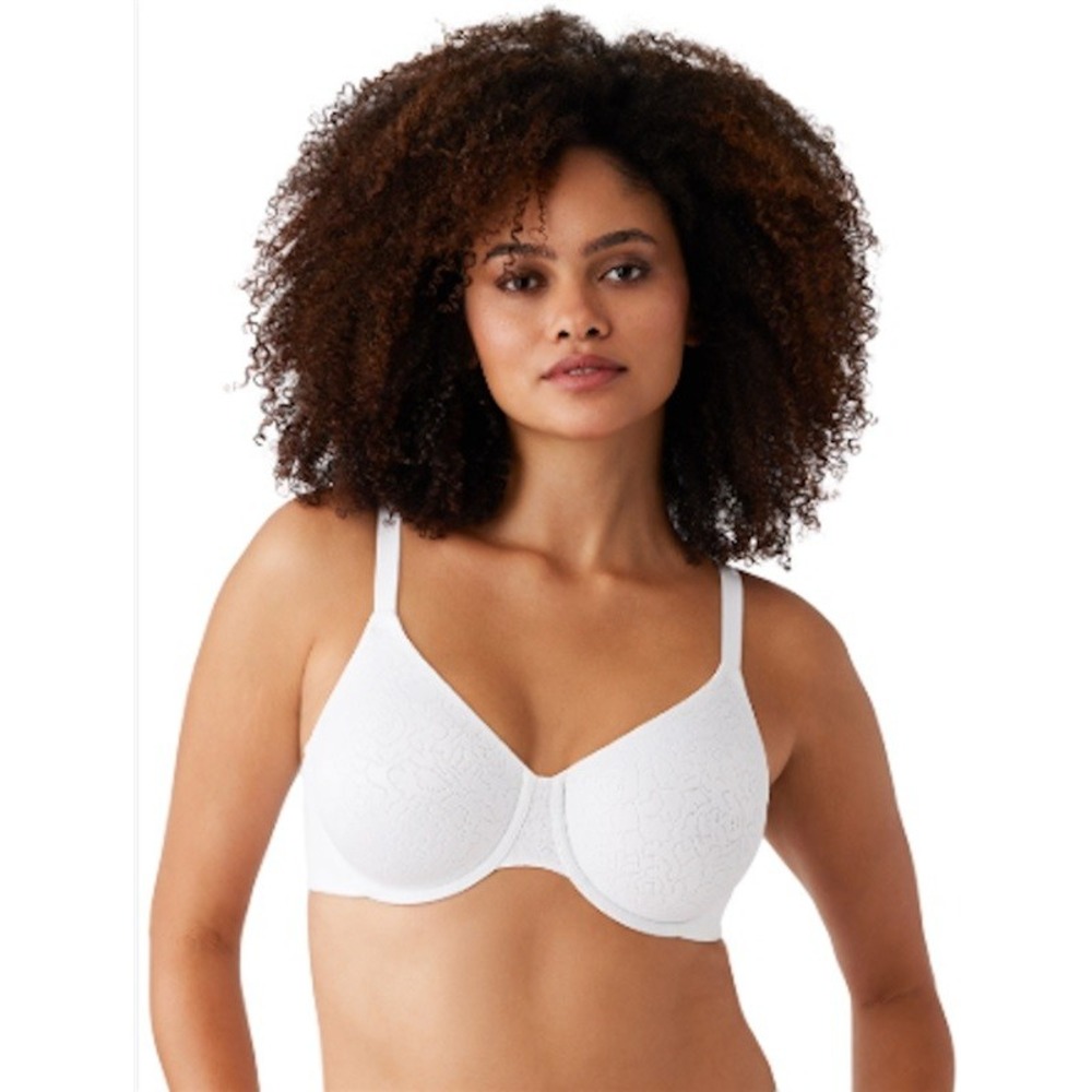 NWT Wacoal 40DD 855345 Inside Job Underwire Bra White 124520